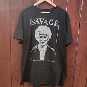 The Golden Girls Sophia Savage Graphic T-Shirt Black XXL Cotton 90s Retro